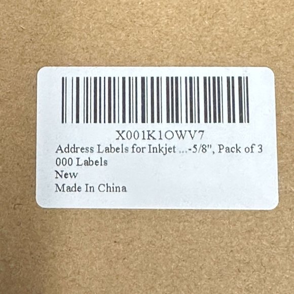 Address Labels 1" x 2-5/8" 99 pages Sticker Paper for Laser/Ink Jet Printer - Picture 7 of 7